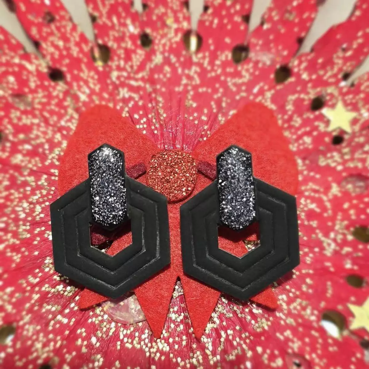 Boucles d'oreilles en argile polymère